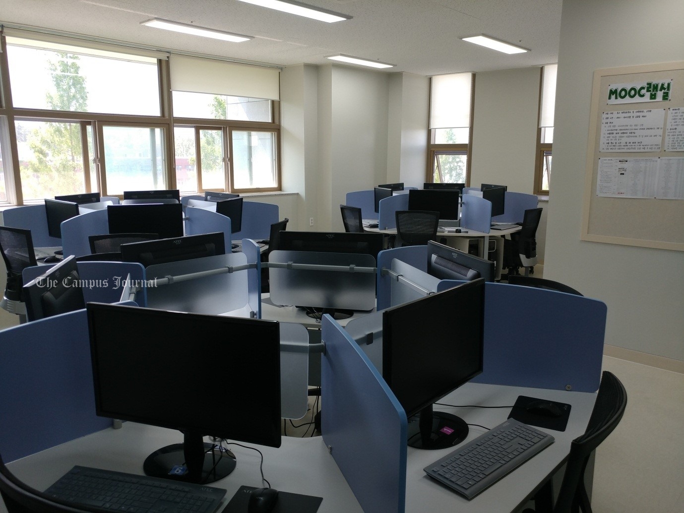 The MOOC room, just one of several neglected facilities