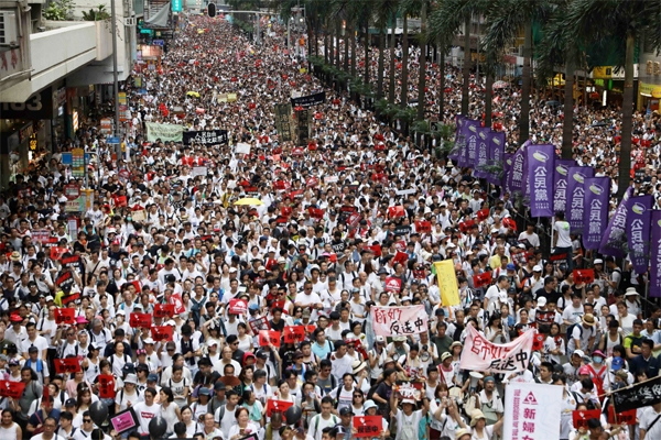 Why Are There So Many People on the Streets of Hong Kong?